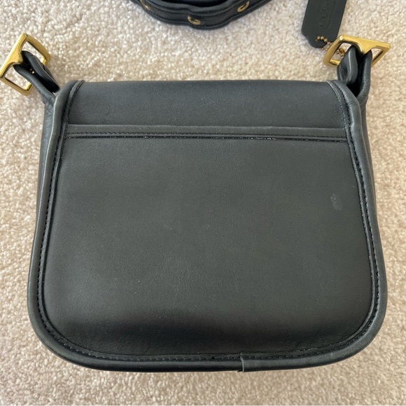 Vintage Coach 9965 small legacy flap Black made in USA - Picture 4 of 10